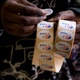 Volunteer William Clark hands out “I Voted” stickers at New Covenant ARP Church in Charlotte, N.C., on Election Day, Nov. 4, 2008.
Davis Turner/Getty Images